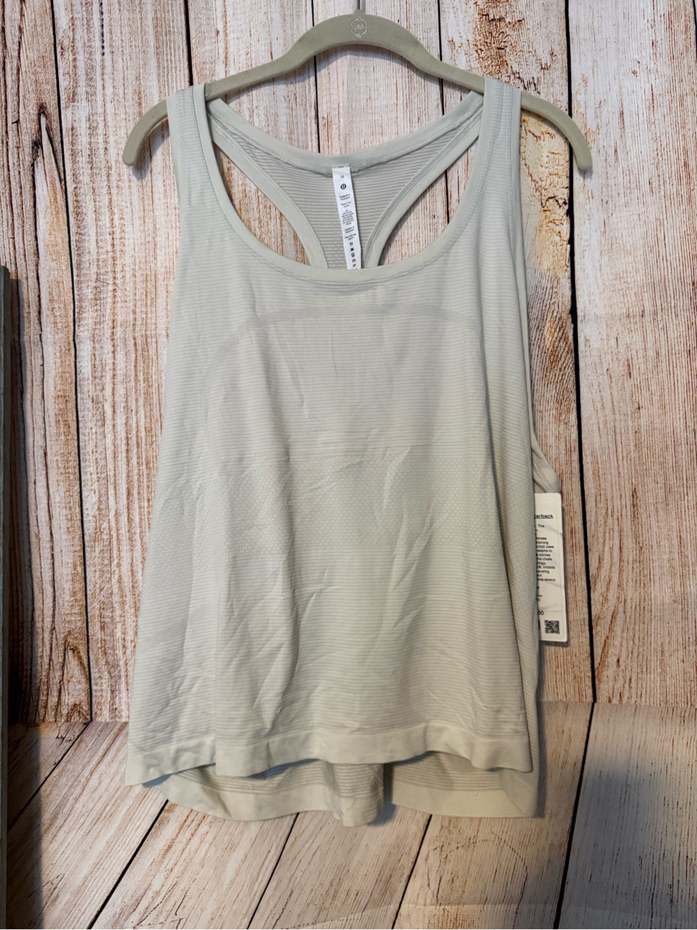 lululemon athletica swiftly tech Light Gray Racerback Tank